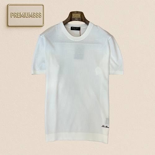 Loro Piana Woofie Knitted Short Sleeve Shirt