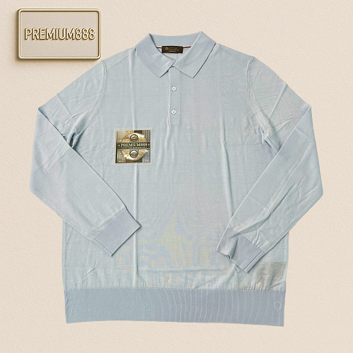 LP Autumn Winter New Collection Icewish - King's Gift Series - Wool Polo Shirt With Long S