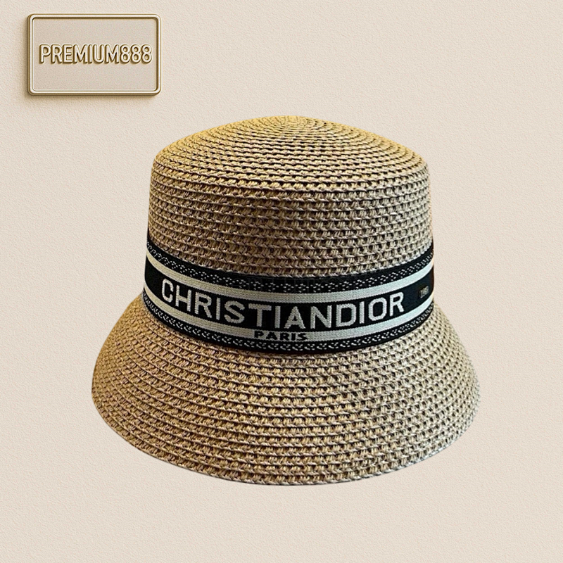 Dior's New Straw Hat Made Of Japanese Papyrus The King Of Running Volume Head Circumferenc