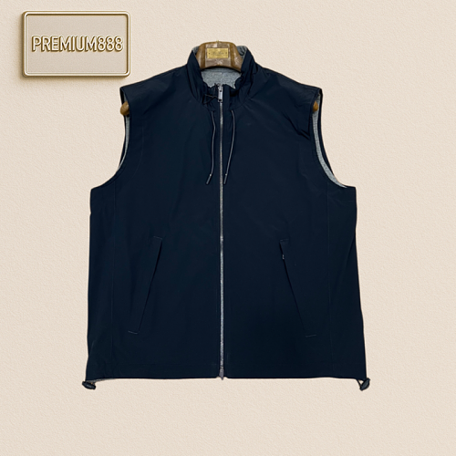 Zegna Jenia Double-Sided Wearable Collar Casual Jacket