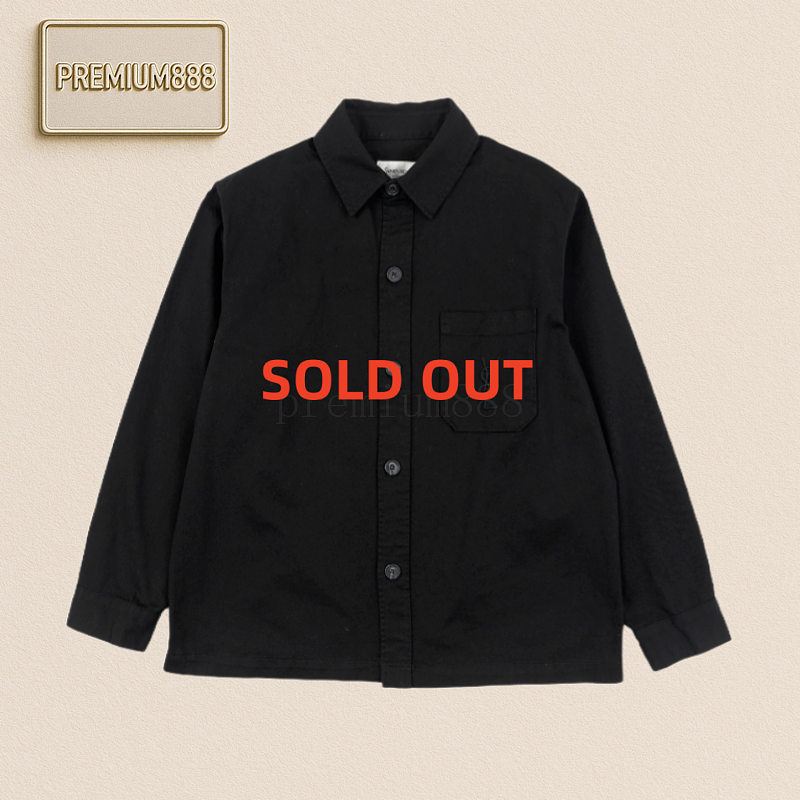 Saint Laurent YSL's New Embroidered Button-down Lapel Shirt