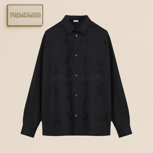 Lowe Dark-patterned Lapel Shirt