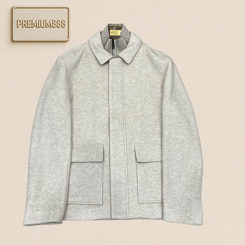 Zegna Jenia Double-Tone Buttoned Casual Jacket