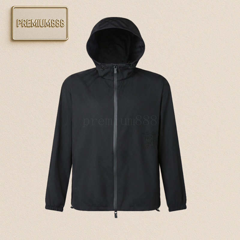 Burberry Jacquard Twill Embroidered Jacket