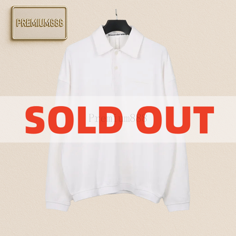Alexander Wa Ng Long Sleeve Polo- White
