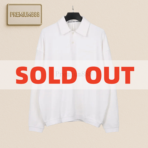 Alexander Wa Ng Long Sleeve Polo- White