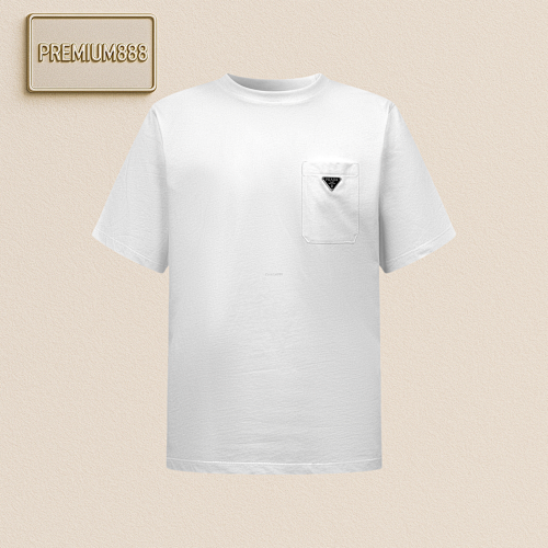 Prada Pr Ada Pocket Triangle Logo Tee