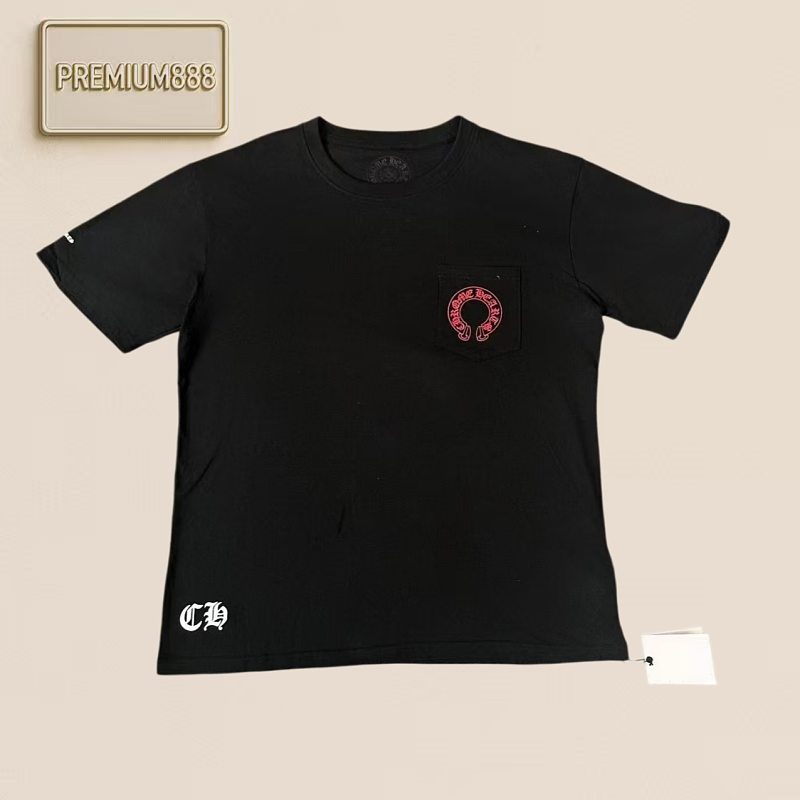 Chrome Hearts CH Crossed Cross-Strip Short Sleeve