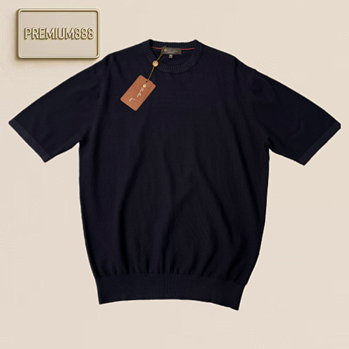 LP Summer Collection Round-neck Knitwear Interpreting The Italian Minimalist Aesthetic Wit