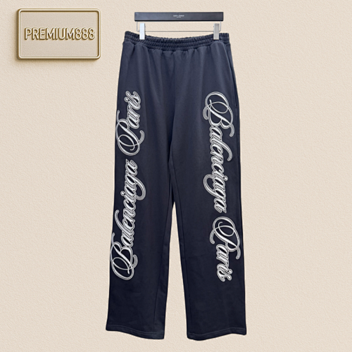 Bal Paris 26ss New Year Limited Edition Letter Embroidered Pants