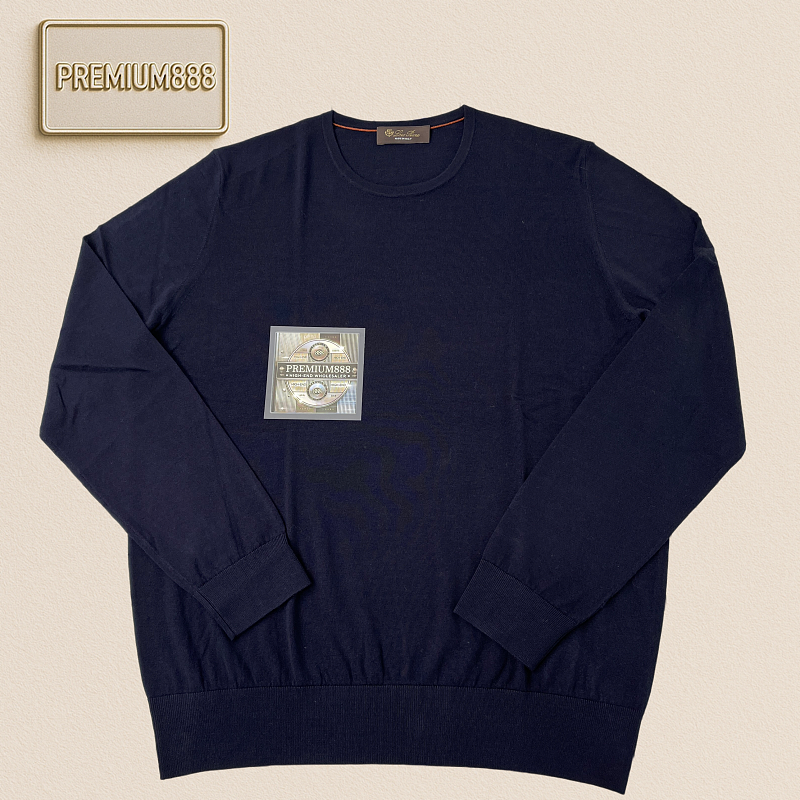 LP Autumn Winter New Collection Icewish Wool Knitwear - Classic Round Neck Long Sleeve Siz