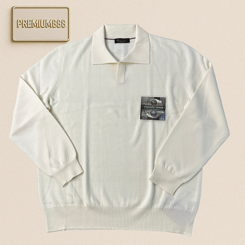 LP Autumn Winter New Collection - The King's Gift Series - Seagull Collar Polo Long-Sleeve