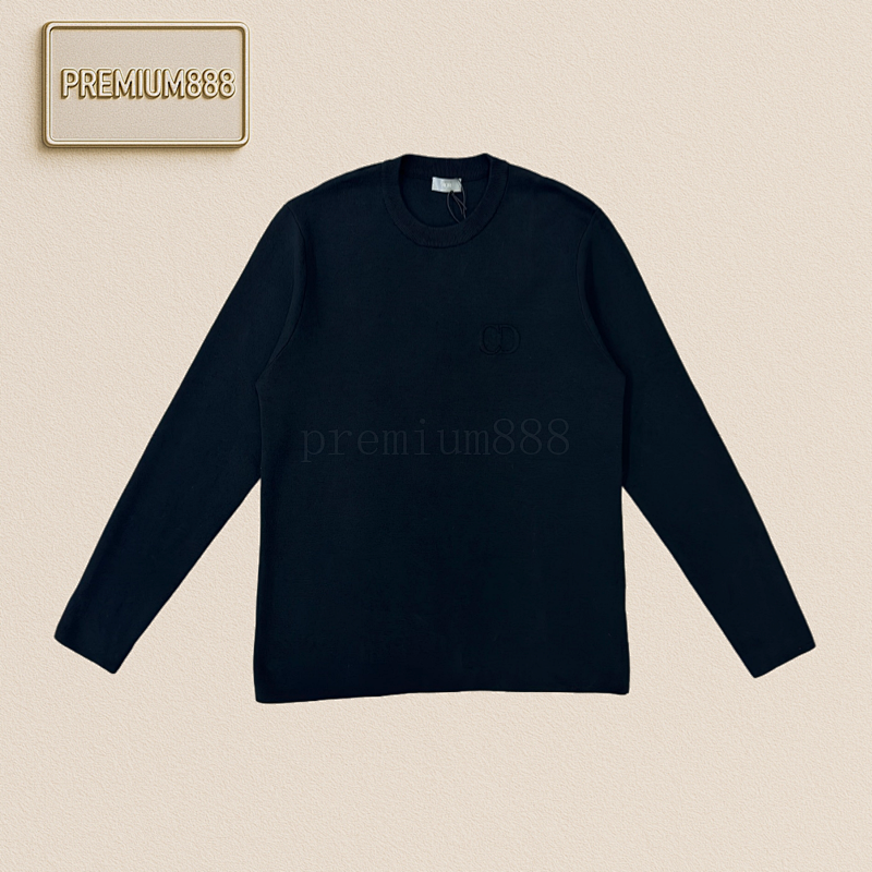 CD Letter Round-neck Sweater
