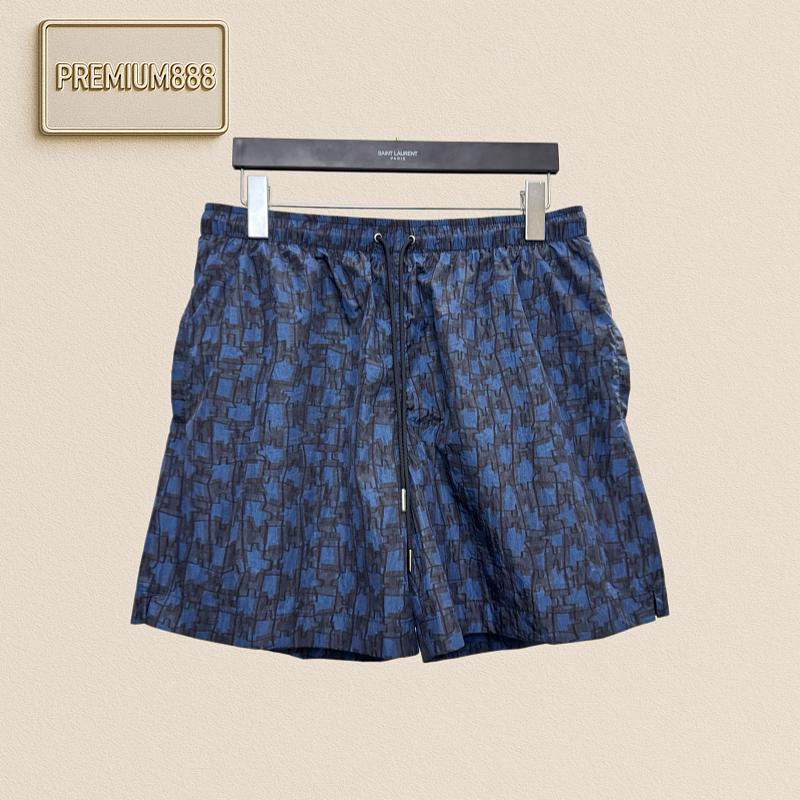 Hermès Hermes Square Puzzle Print Beach Shorts