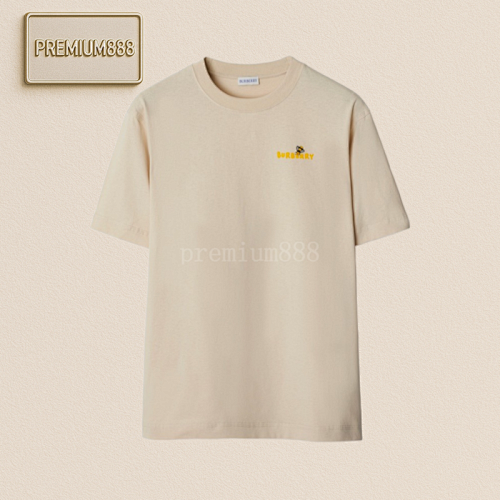 Burberry Bur Berry Flocked Bee Round Neck Short Sleeves