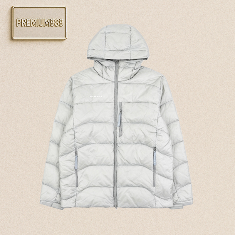 Mamu Gravity Logo Hooded Down Jacket