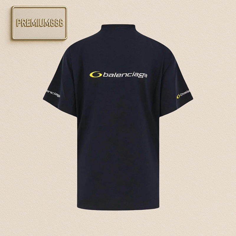 Balenciaga 25 Ba Lenciaga Single-ring Embroidered T-shirt