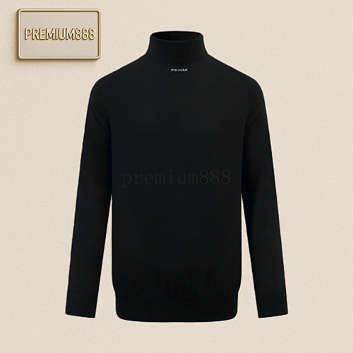 Prada Jacquard Turtleneck Sweater