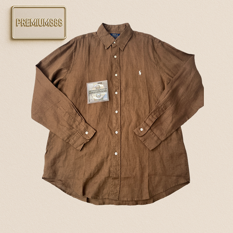 Linen Shirt Brown