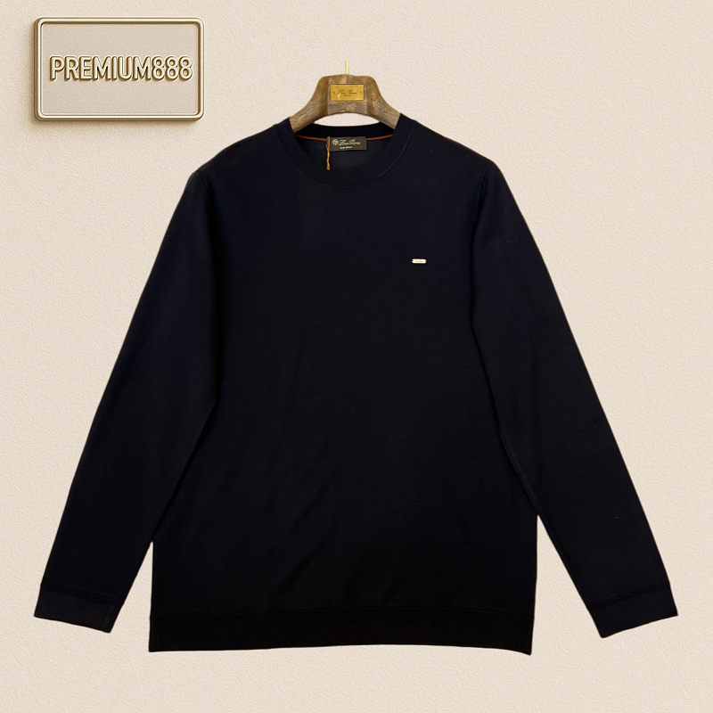 Loro Piana Basic Round-neck Knitted Base Top