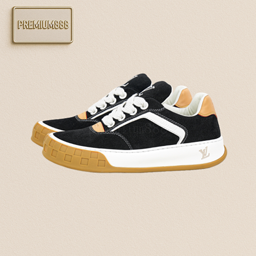 LV Louis Vuitton Tilted Low Sneakers - A Trendy Low-top Retro Casual Sports Culture-friend
