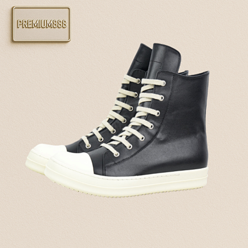 Rick Owens Water-blended Grain Surface Cowhide Material And The Stitch Spacing Are All Perfectly Repl