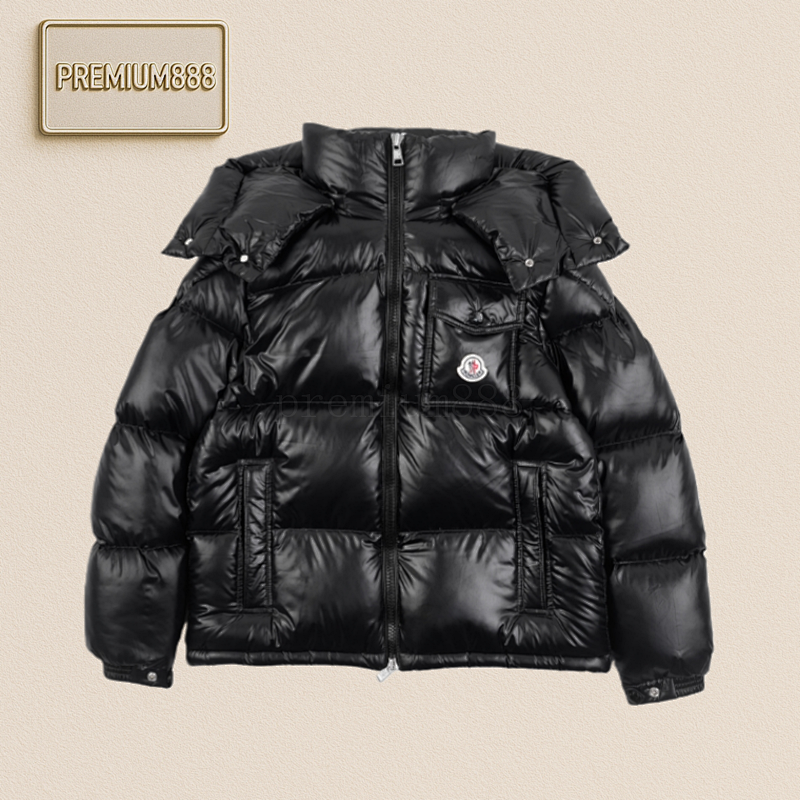 Moncler Pocket Label Ribbon Down Jacket