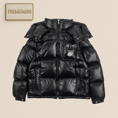 Moncler Pocket Label Ribbon Down Jacket