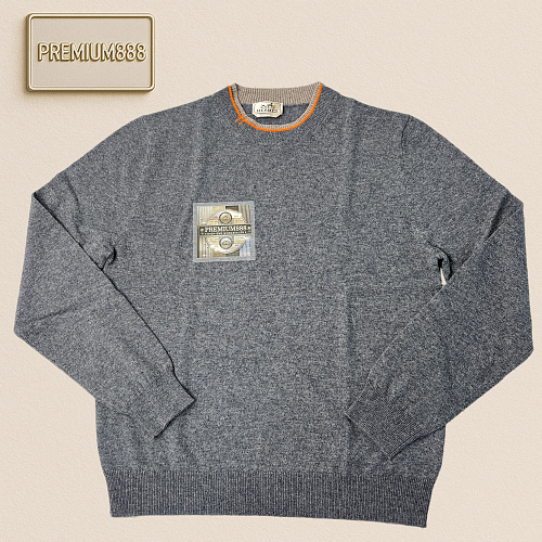 Hermès Autumn Winter New Collection H Doubles Round-neck Shirt