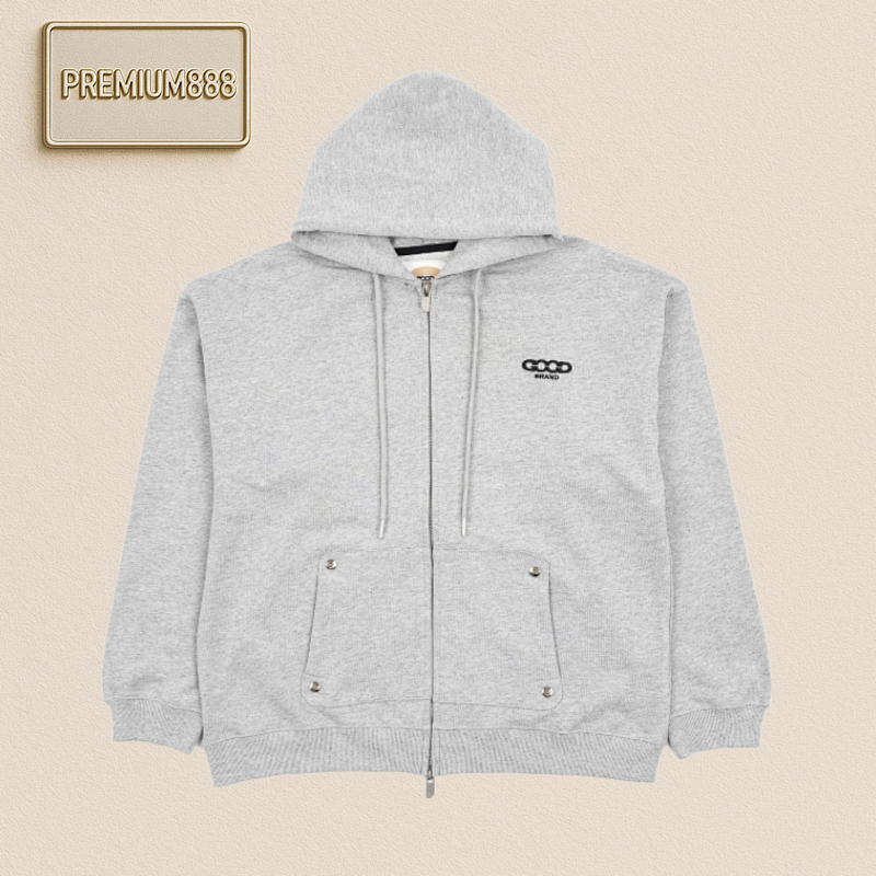 Good 25Fw Good Hooded Jacket With Small Letters On The Front And Large Letters On The Back