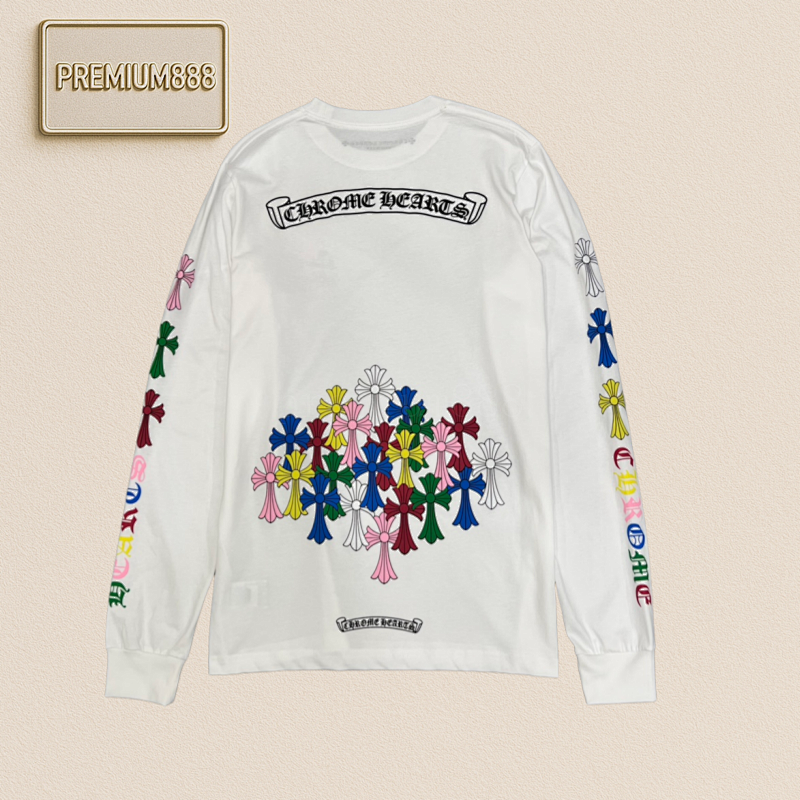 Limited Edition Of 32 Pieces Of Pure Cotton Long-sleeved Shirts With A Simple Sanskrit Col