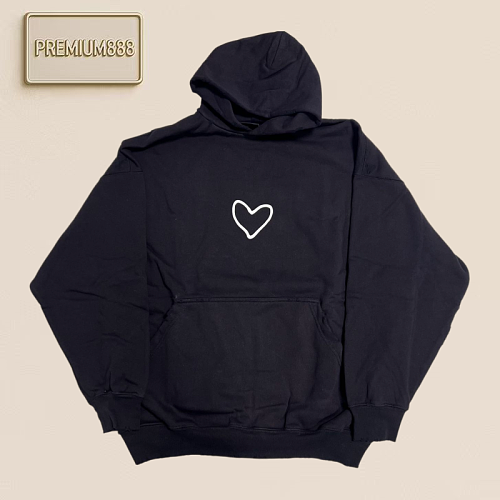 Paris Love Hoodie - Two-color Twill Weave