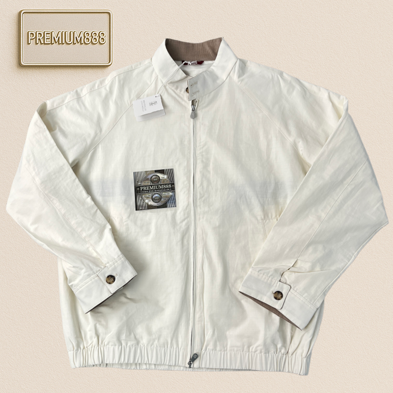BC Harrington Two-Color V-Neck Jacket