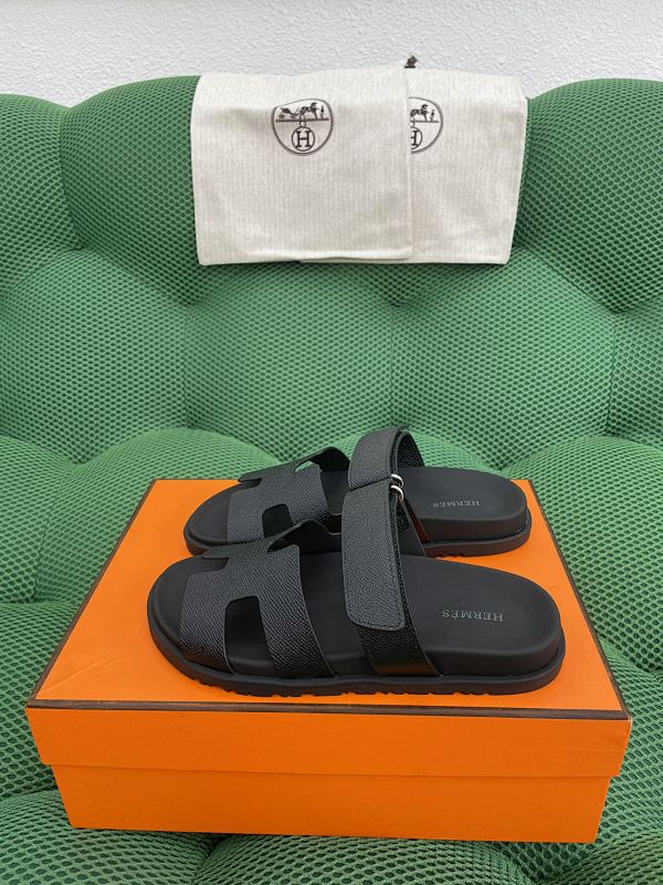 Hermès Herm Ès Chypre Suede And Moedskin Functional Sandals
