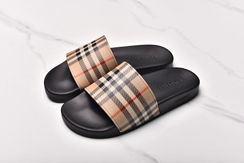 Burberry Vintage Non-slip Slippers Men's Beige