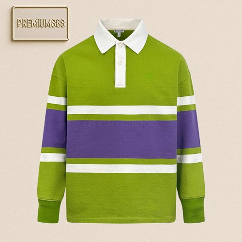 Dropshipping 265 Loewe Anagram Embroidered Polo Shirt