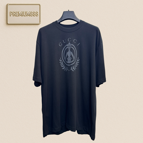 Gucci - Wheat Ear Knight Print Short-Sleeved T-Shirt
