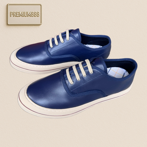 LP Loro Piana Sergio Men's Casual Shoes With Top-grain Cowhide On The Upper And Water-dyed