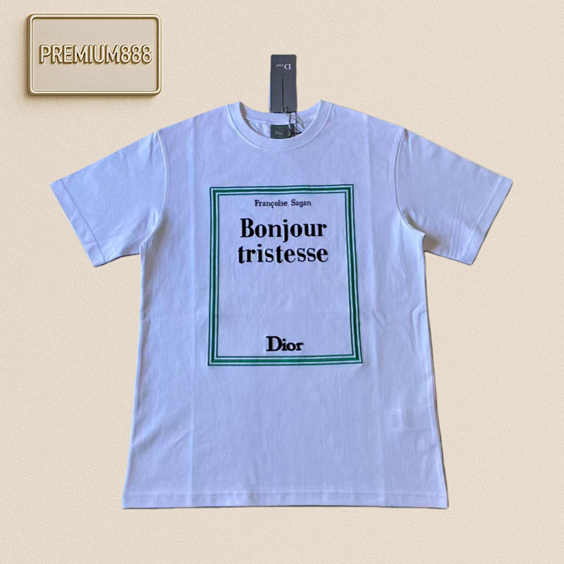 Dr Green Frame Cover Embroidered Short Sleeve Shirt