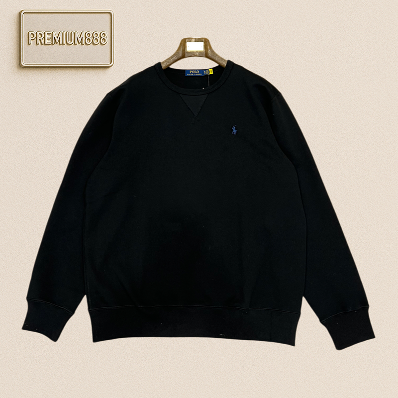 Ralph Lauren Ruff Lauren Horse Logo Round Neck Long Sleeve T-Shirt