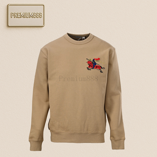 Burberry Bbr Horse Year New Year Celebration Collection - Embroidered Warhorse Round-neck