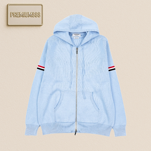 TB 25Fw Arm Ribbon Zipper Hooded Jacket
