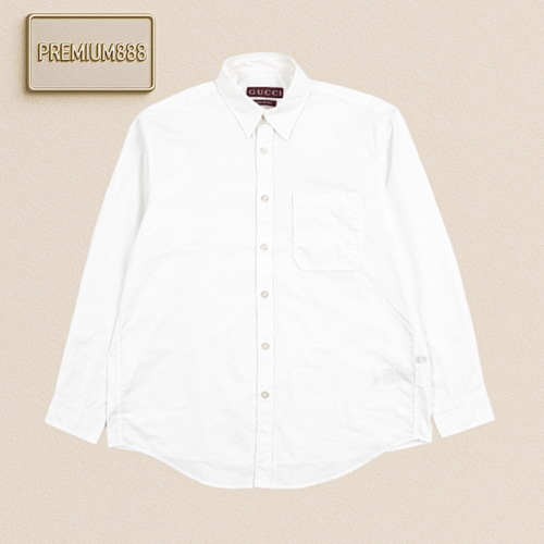G Family 25Fw Five-star G Letter Embroidered Long-sleeved Shirt