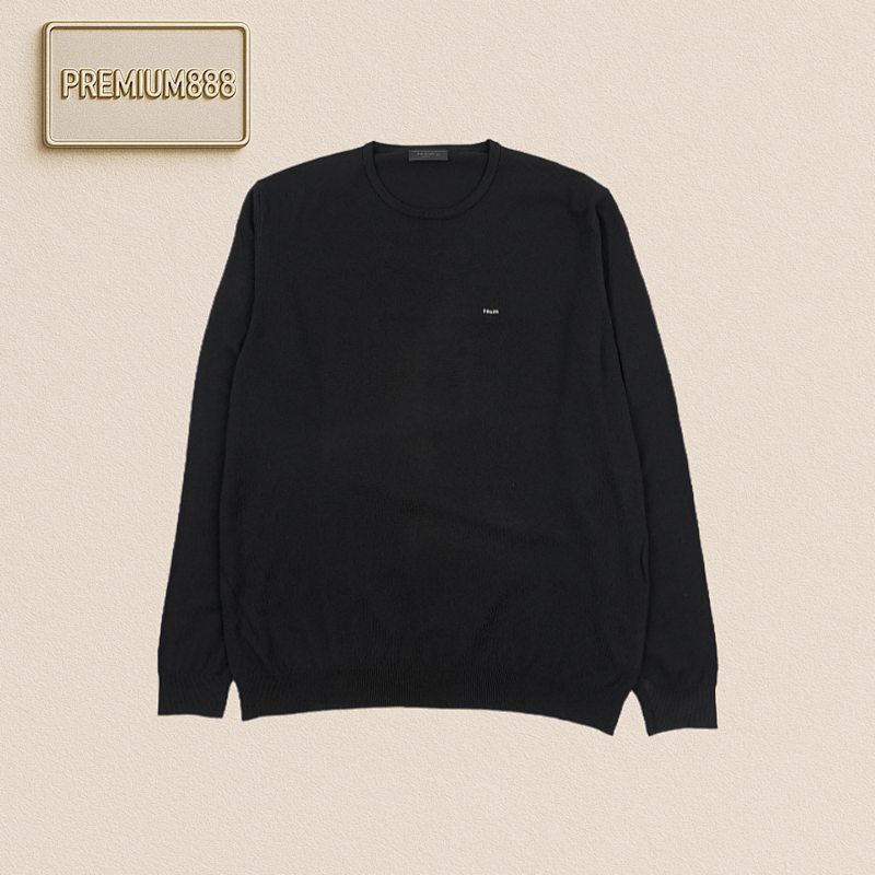 Prd 25Fw Prd Small Label Wool Blend Round-neck Sweater