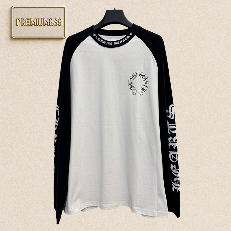 Crozin Horseprint Sanskrit Letter Embroidered Sleeve In Contrasting Colors With Long Sleev