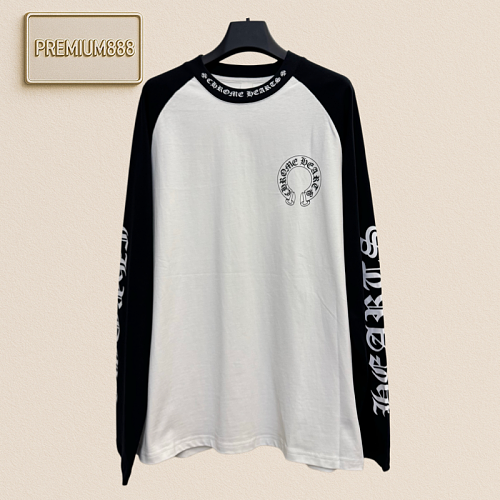Crozin Horseprint Sanskrit Letter Embroidered Sleeve In Contrasting Colors With Long Sleev