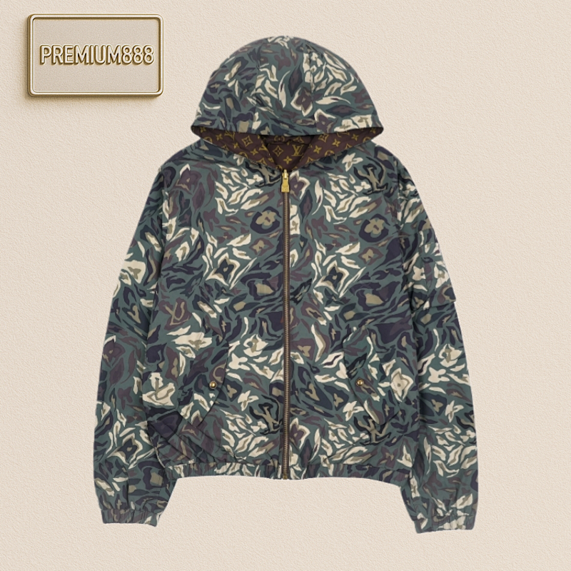 Louis Vuitton LV Camouflage Monogram Double-sided Windbreaker