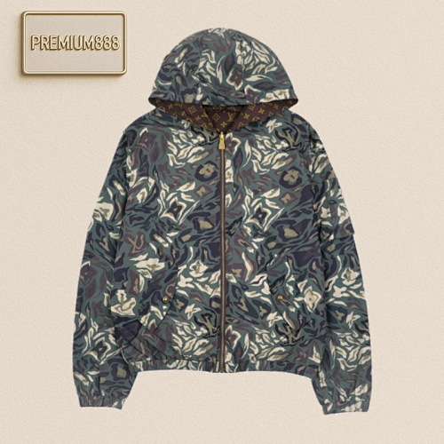 Louis Vuitton LV Camouflage Monogram Double-sided Windbreaker