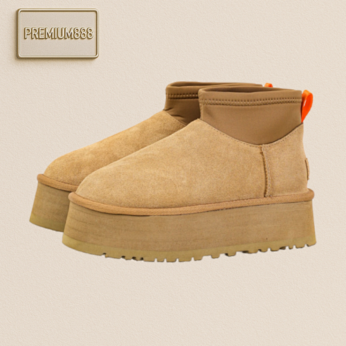 Ugg Pencil Boots With A 5cm Thick Sole And Short Top