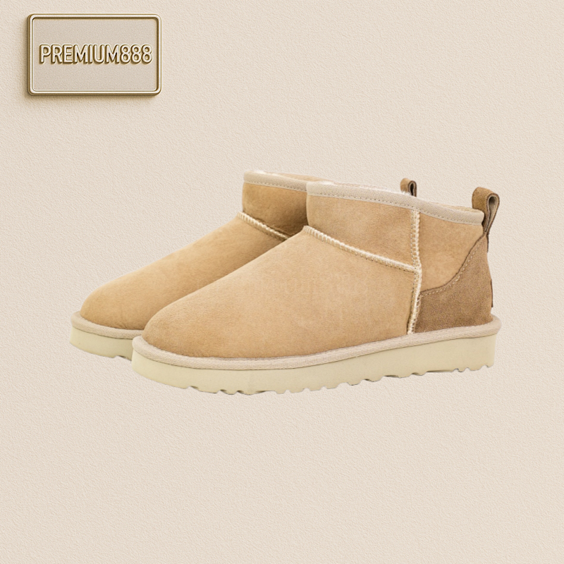 Ugg Classic Mini Basic Low-top SeriesProduced With Henan Longfeng Leather Made Of Lambskin